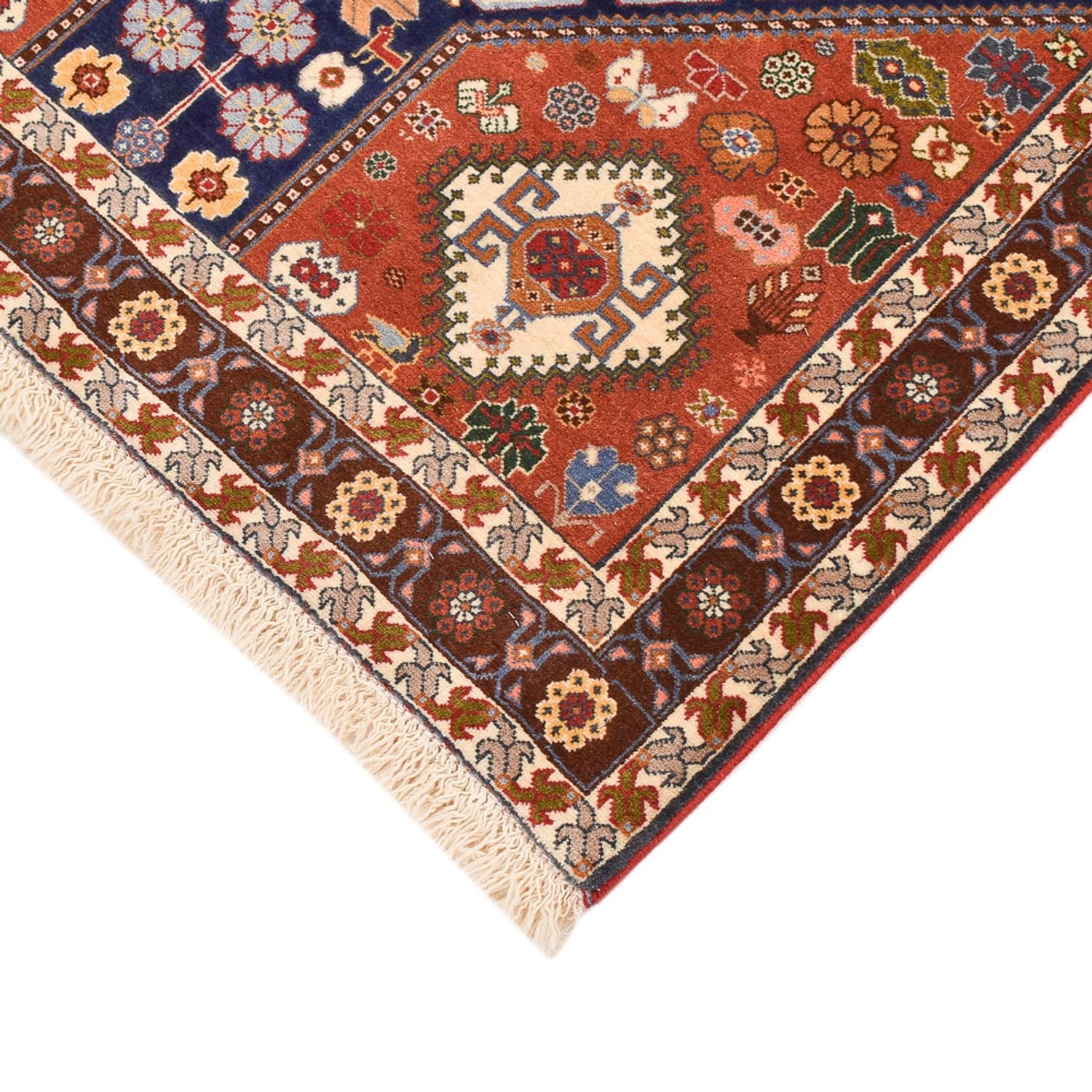 Alfombra Gabbeh - Persa Kashkuli - 148 x 103 cm - multicolor