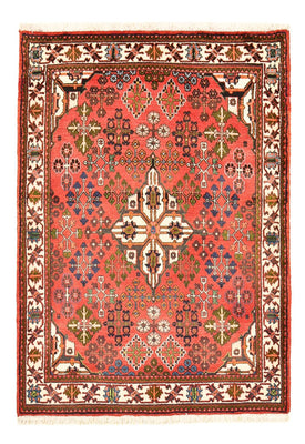 Alfombra persa - Nómada - 152 x 108 cm - rojo claro