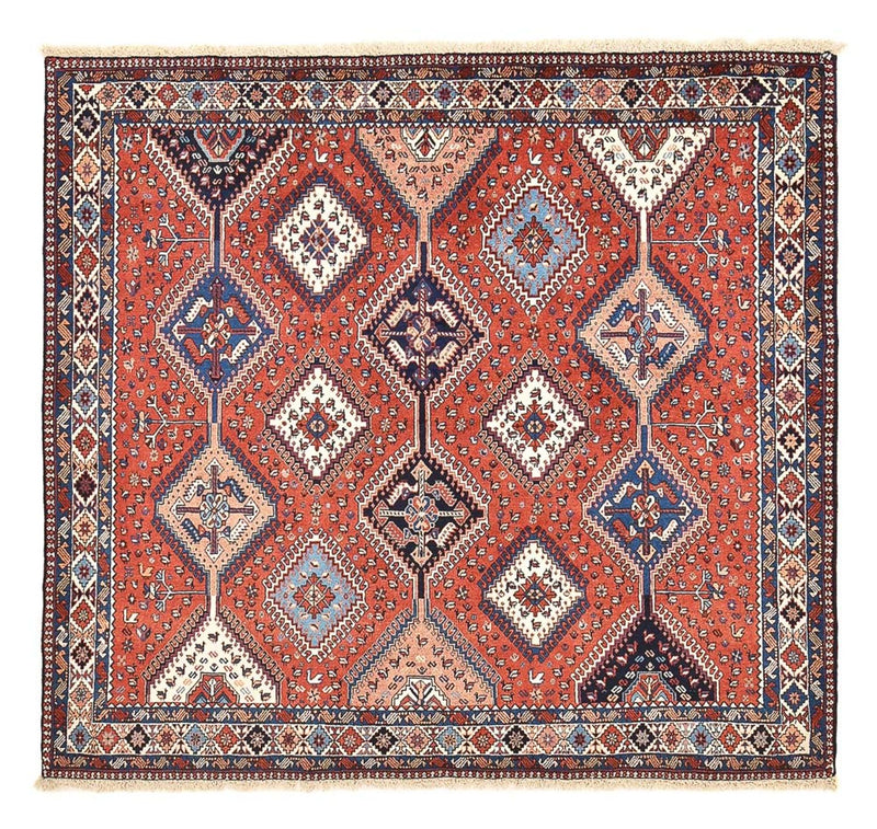 Alfombra persa - Nómada cuadrado  - 200 x 188 cm - rojo
