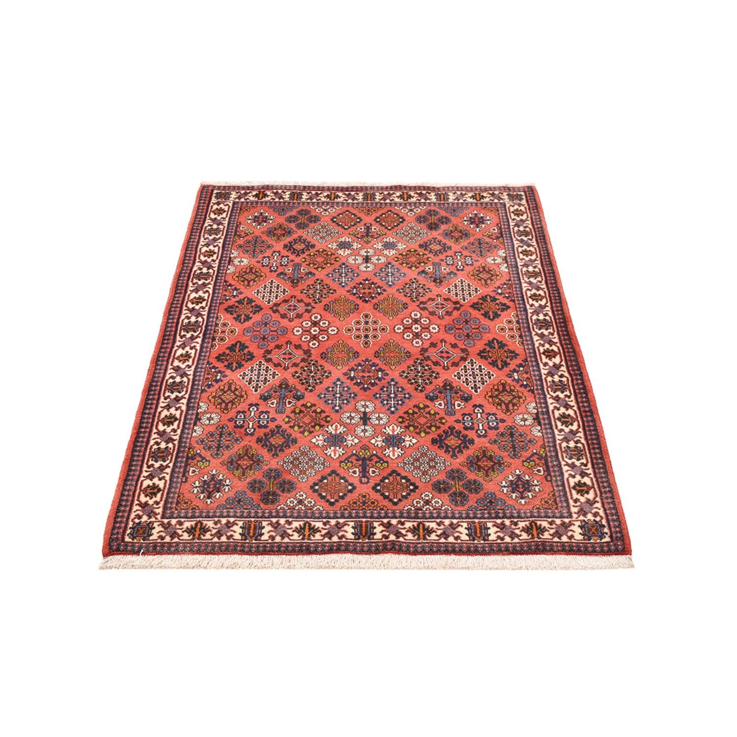 Alfombra persa - Nómada - 154 x 114 cm - rojo claro