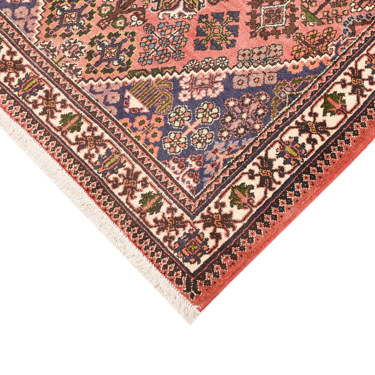 Alfombra persa - Nómada - 158 x 113 cm - rojo claro