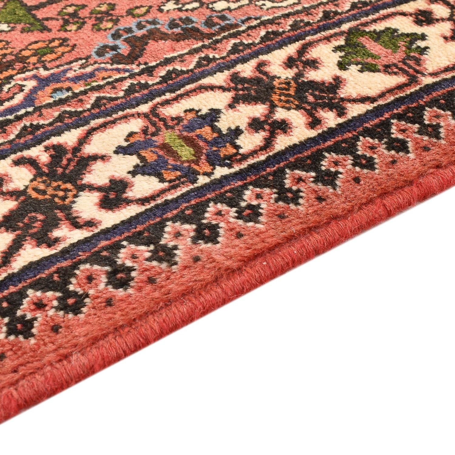 Alfombra persa - Nómada - 158 x 113 cm - rojo claro