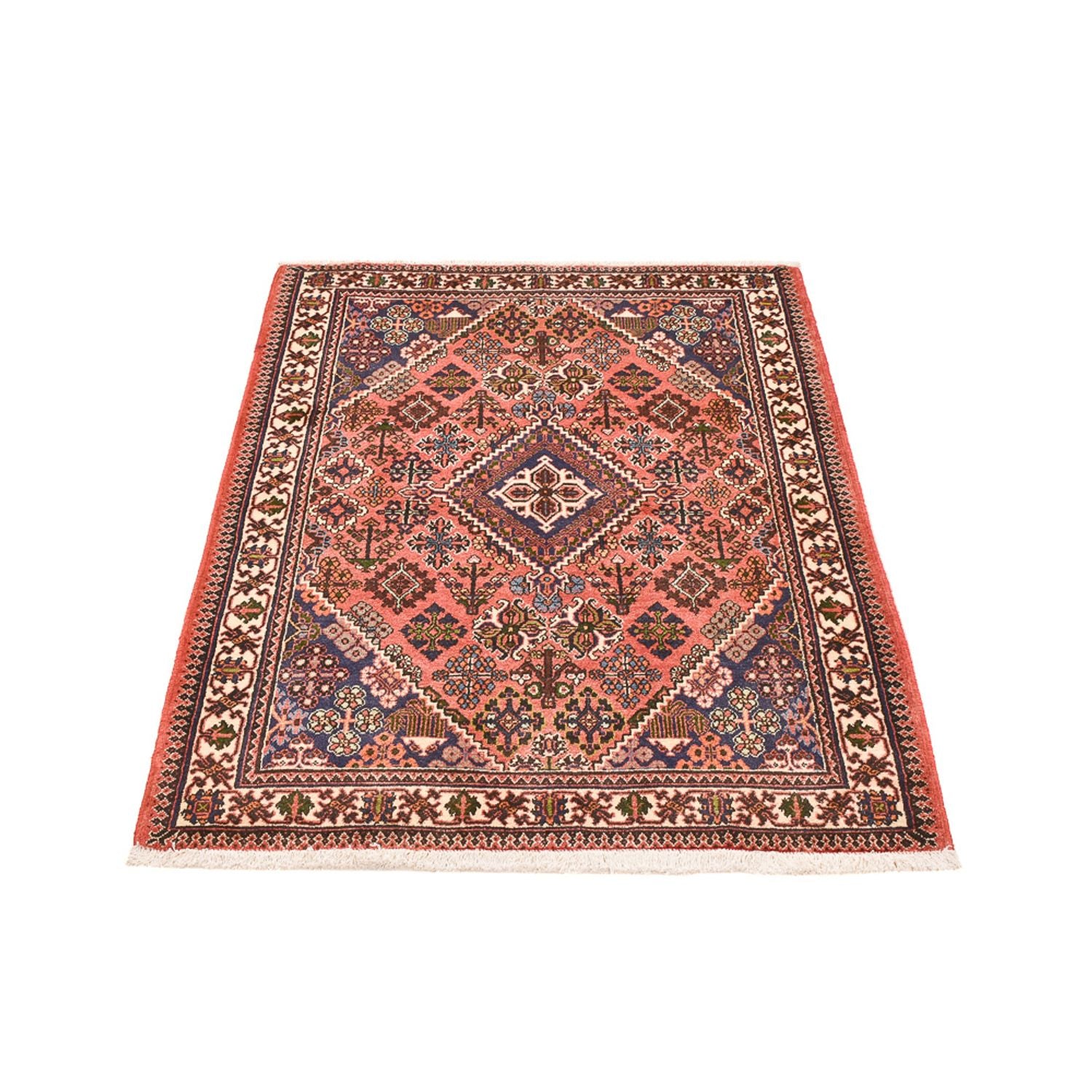 Alfombra persa - Nómada - 158 x 113 cm - rojo claro