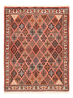 Alfombra persa - Nómada - 150 x 112 cm - rojo claro