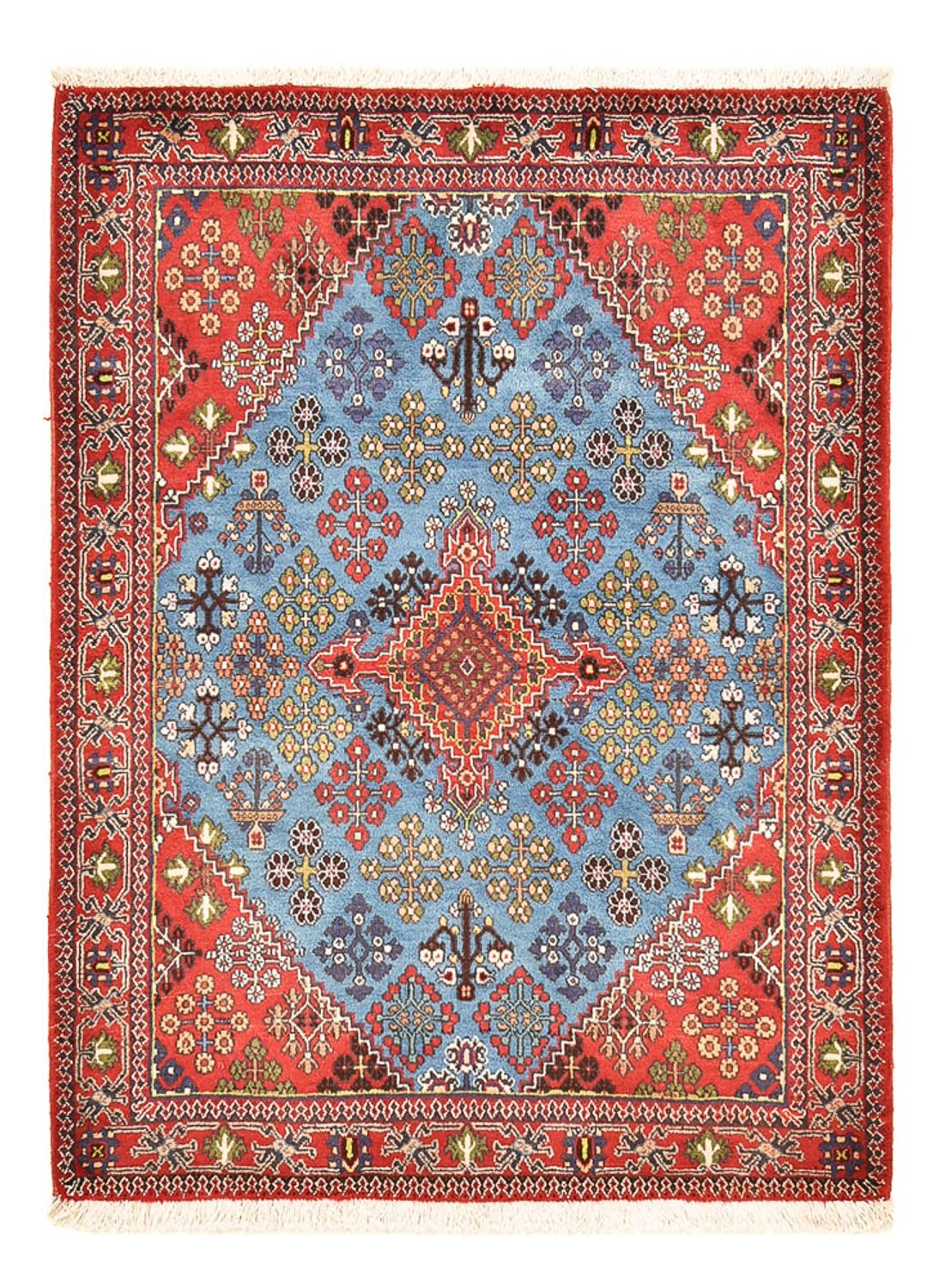 Alfombra persa - Nómada - 154 x 113 cm - multicolor