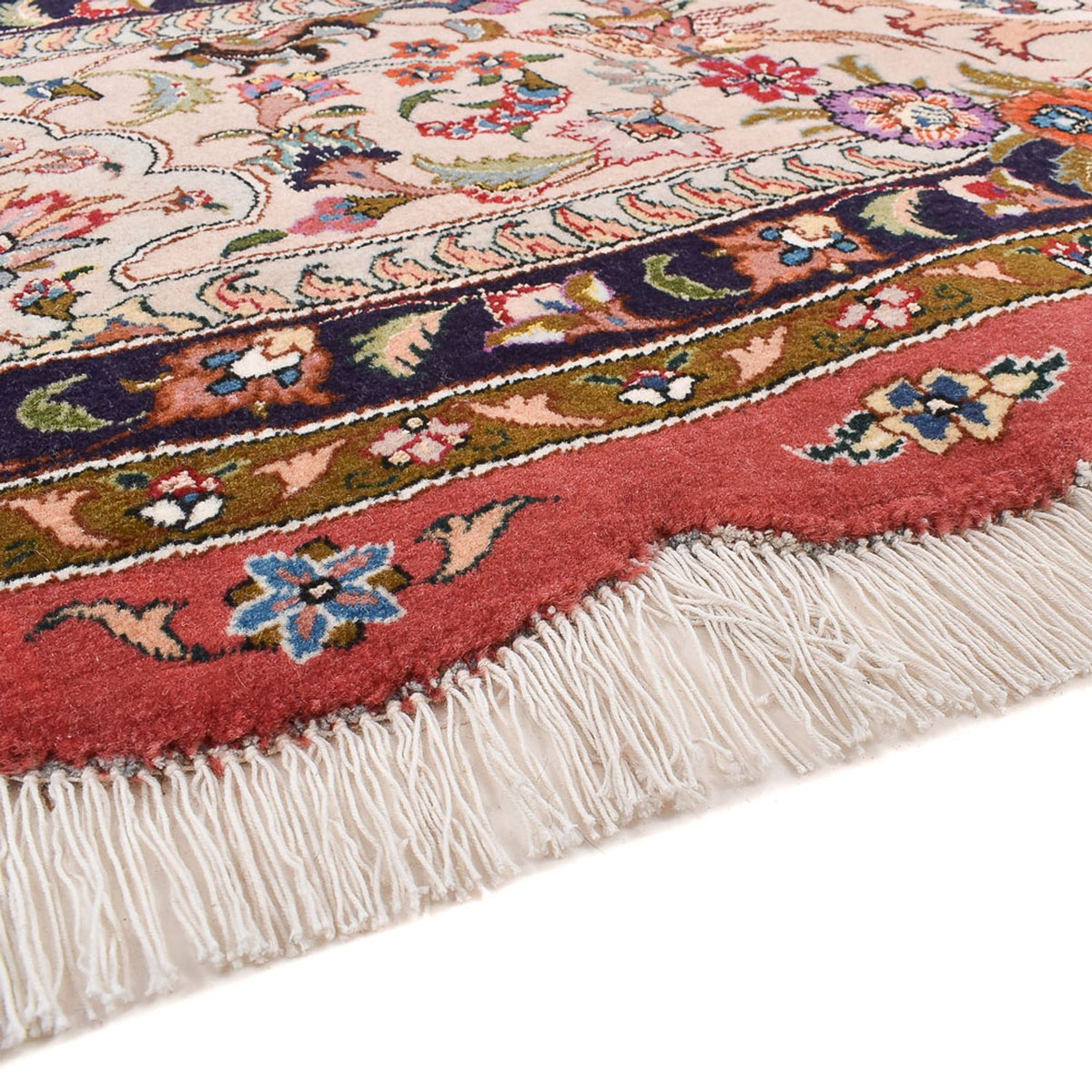 Alfombra Persa - Tabriz - Prima redondo  - 300 x 300 cm - rojo