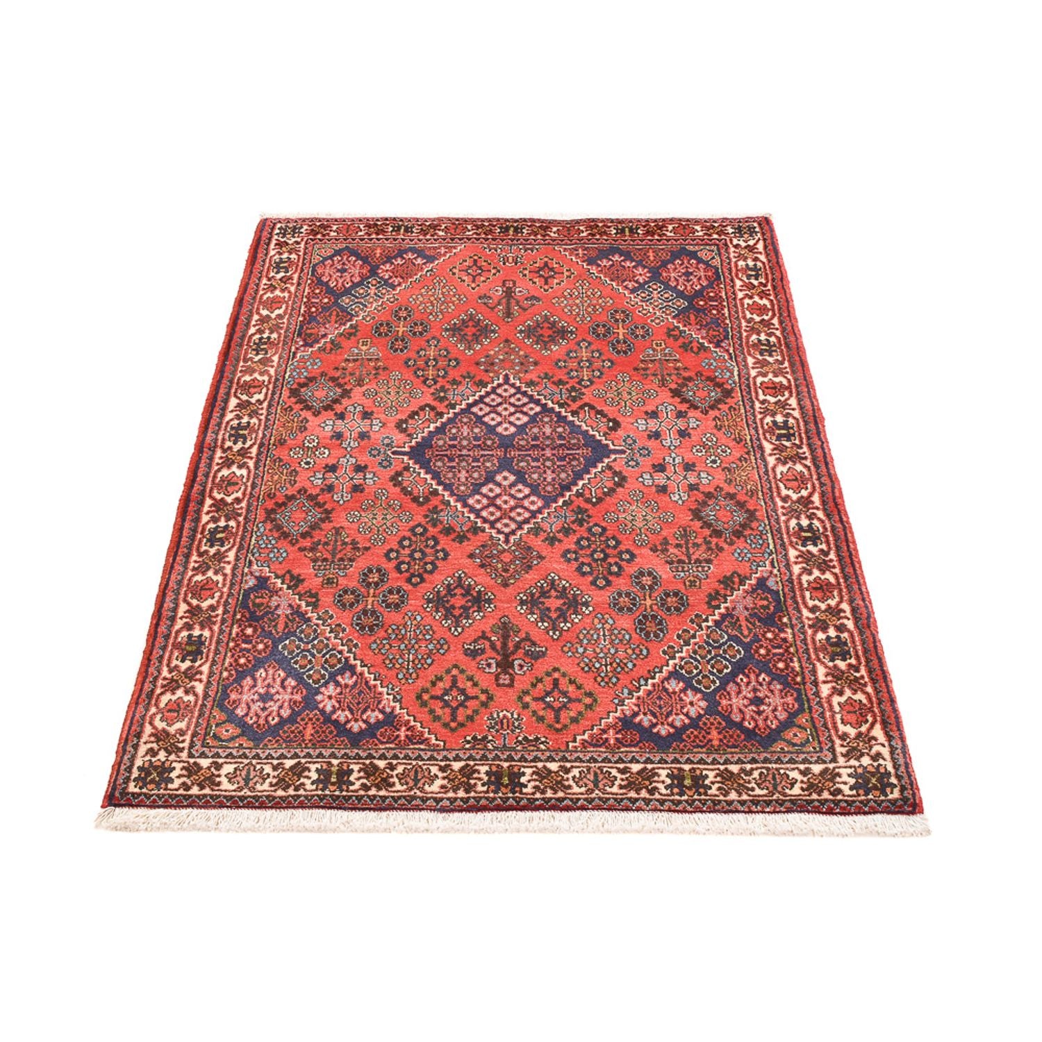 Alfombra persa - Nómada - 160 x 113 cm - rojo claro
