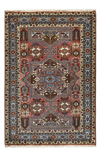 Alfombra persa - Nómada - 198 x 135 cm - multicolor