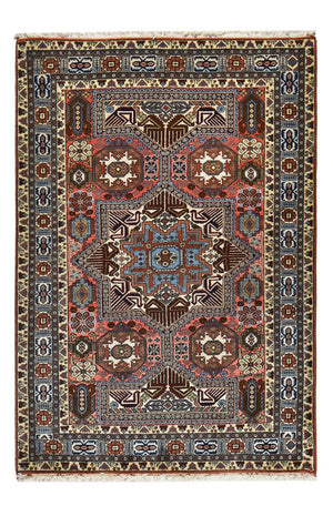 Alfombra persa - Nómada - 198 x 135 cm - multicolor