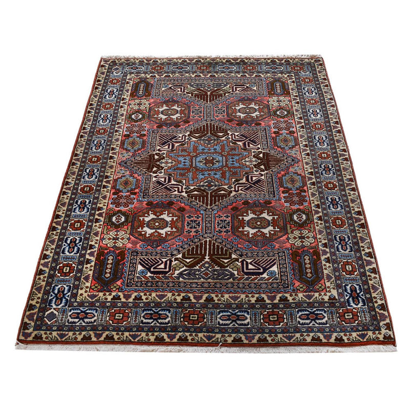 Alfombra persa - Nómada - 198 x 135 cm - multicolor