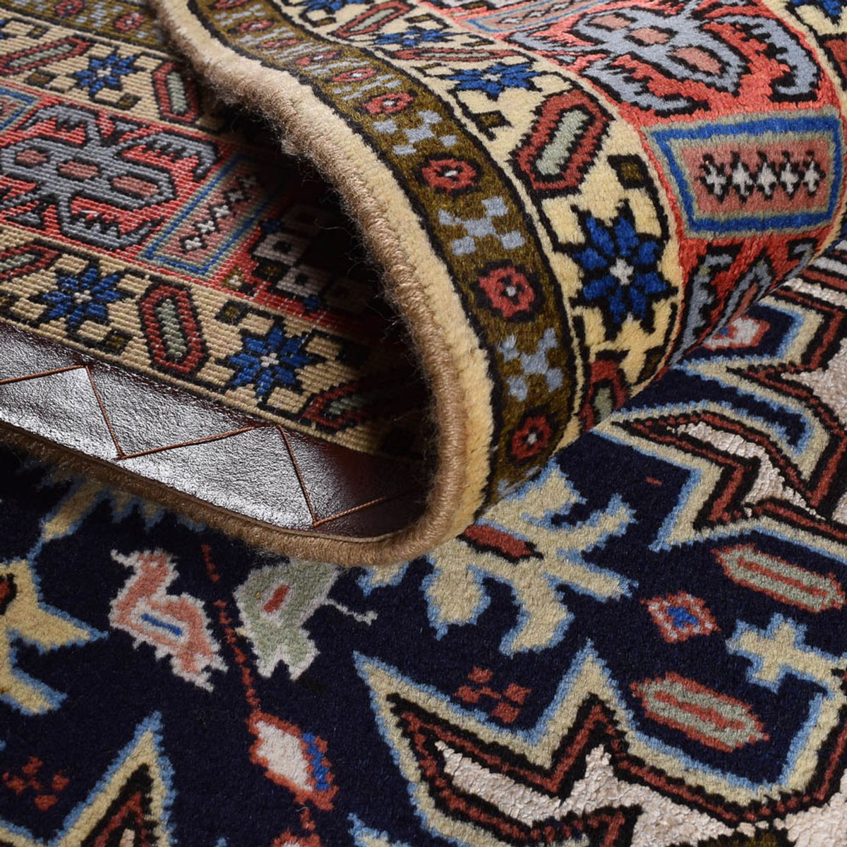 Alfombra persa - Nómada - 200 x 142 cm - multicolor