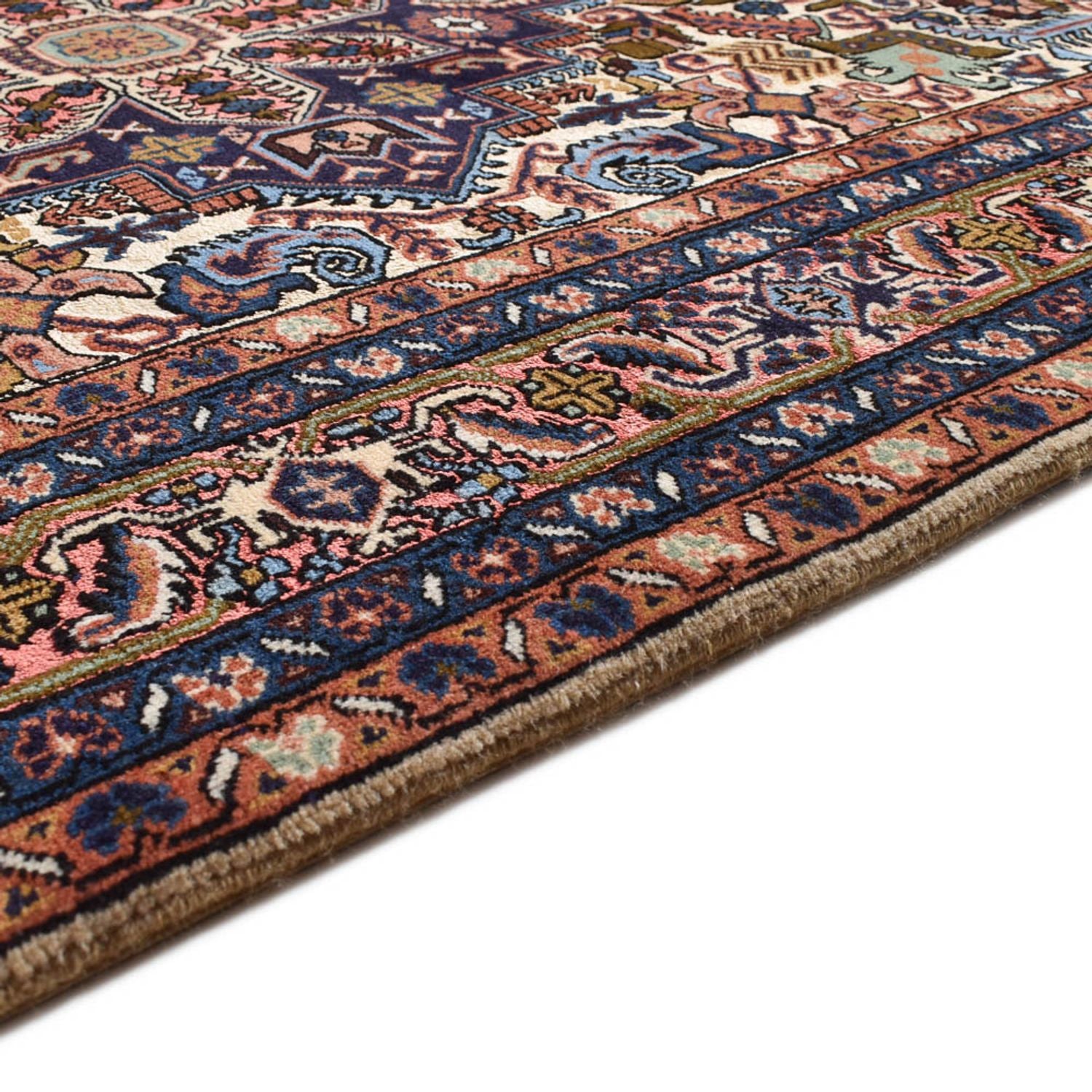 Alfombra persa - Nómada - 205 x 140 cm - multicolor