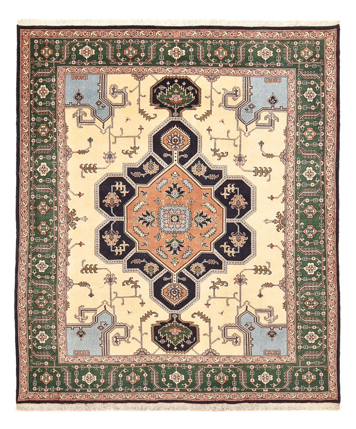 Alfombra persa - Nómada - 235 x 200 cm - beige