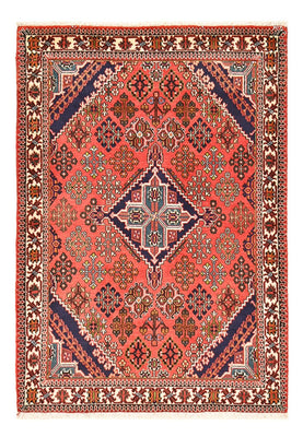Alfombra persa - Nómada - 160 x 110 cm - rojo claro