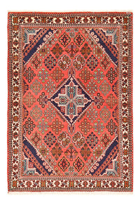 Alfombra persa - Nómada - 160 x 110 cm - rojo claro