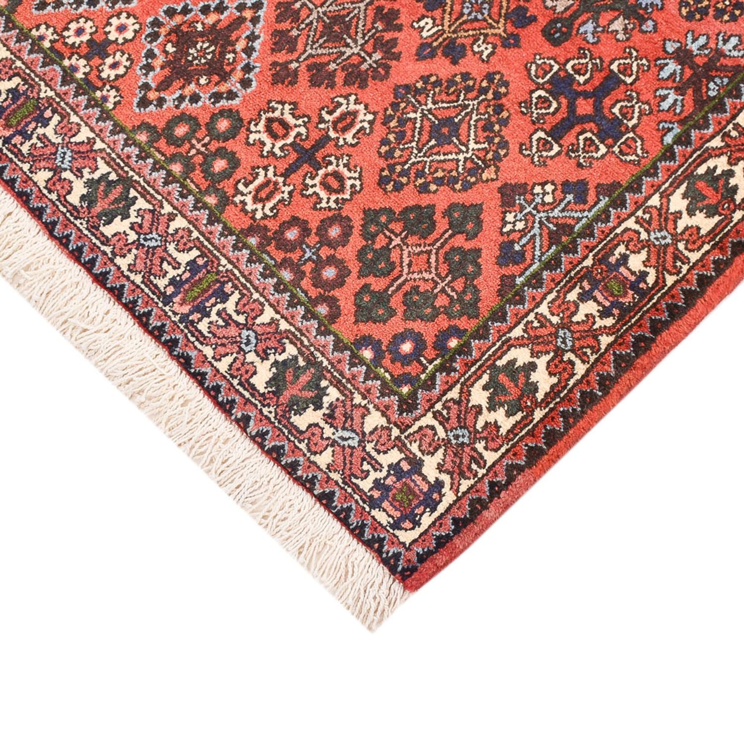 Alfombra persa - Nómada - 164 x 112 cm - rojo claro