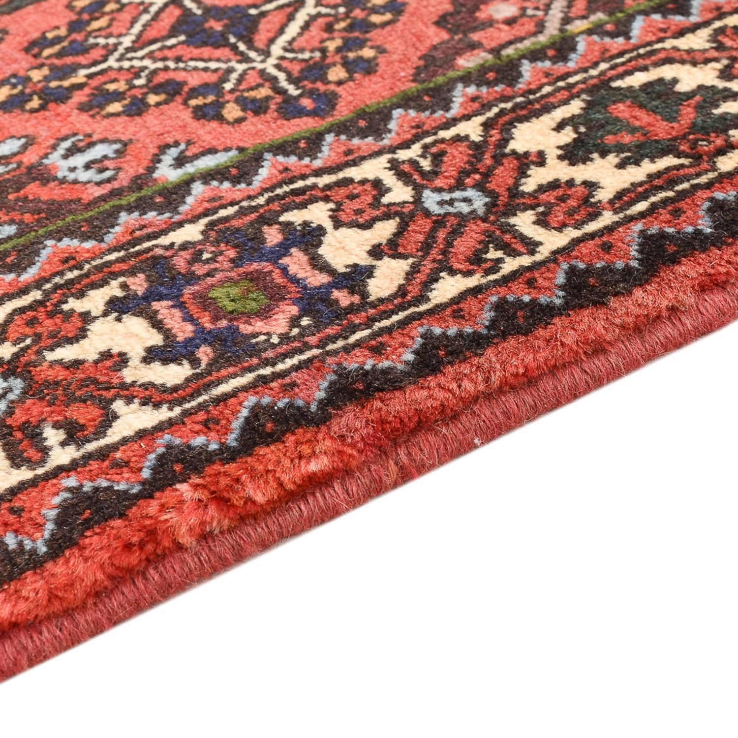 Alfombra persa - Nómada - 164 x 112 cm - rojo claro