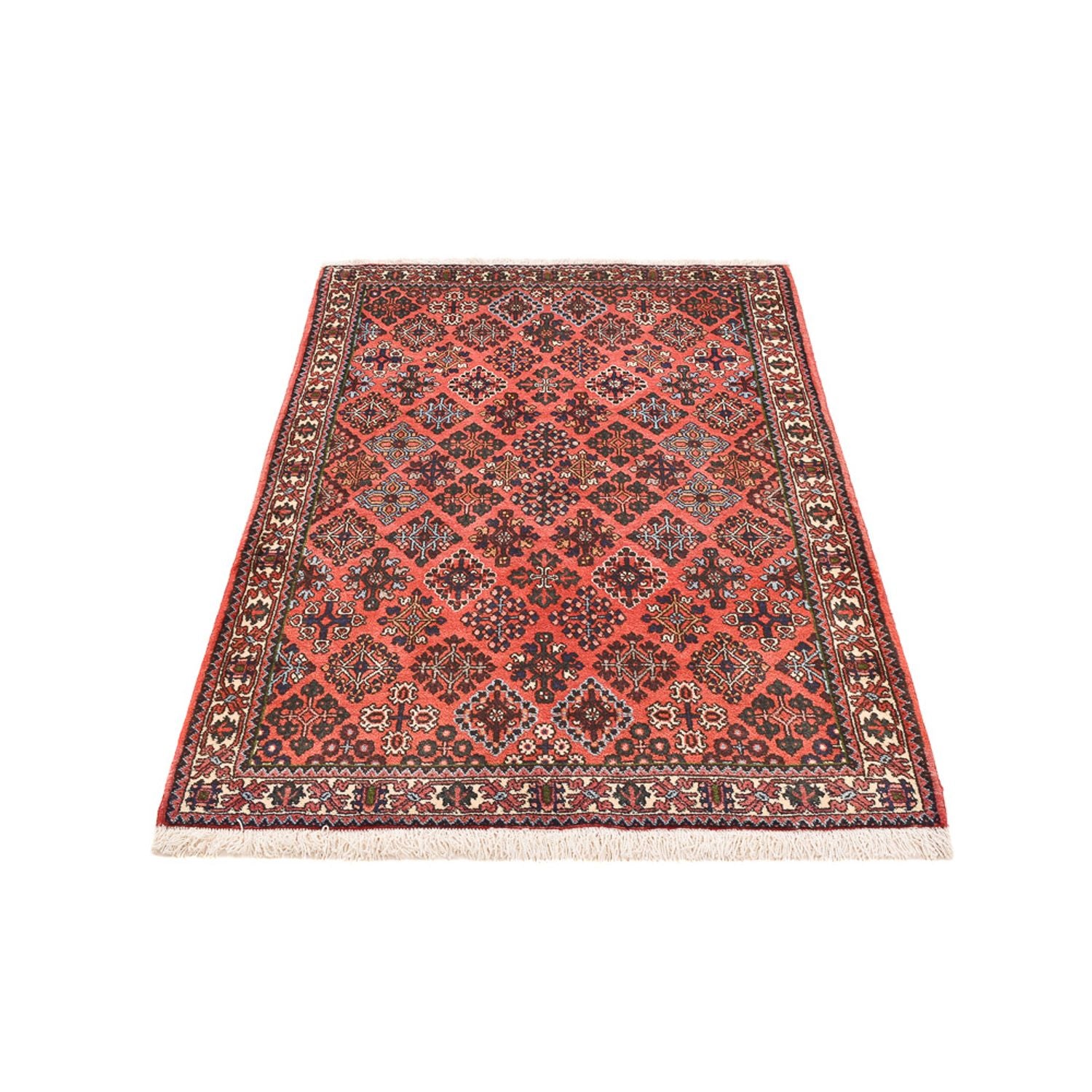 Alfombra persa - Nómada - 164 x 112 cm - rojo claro