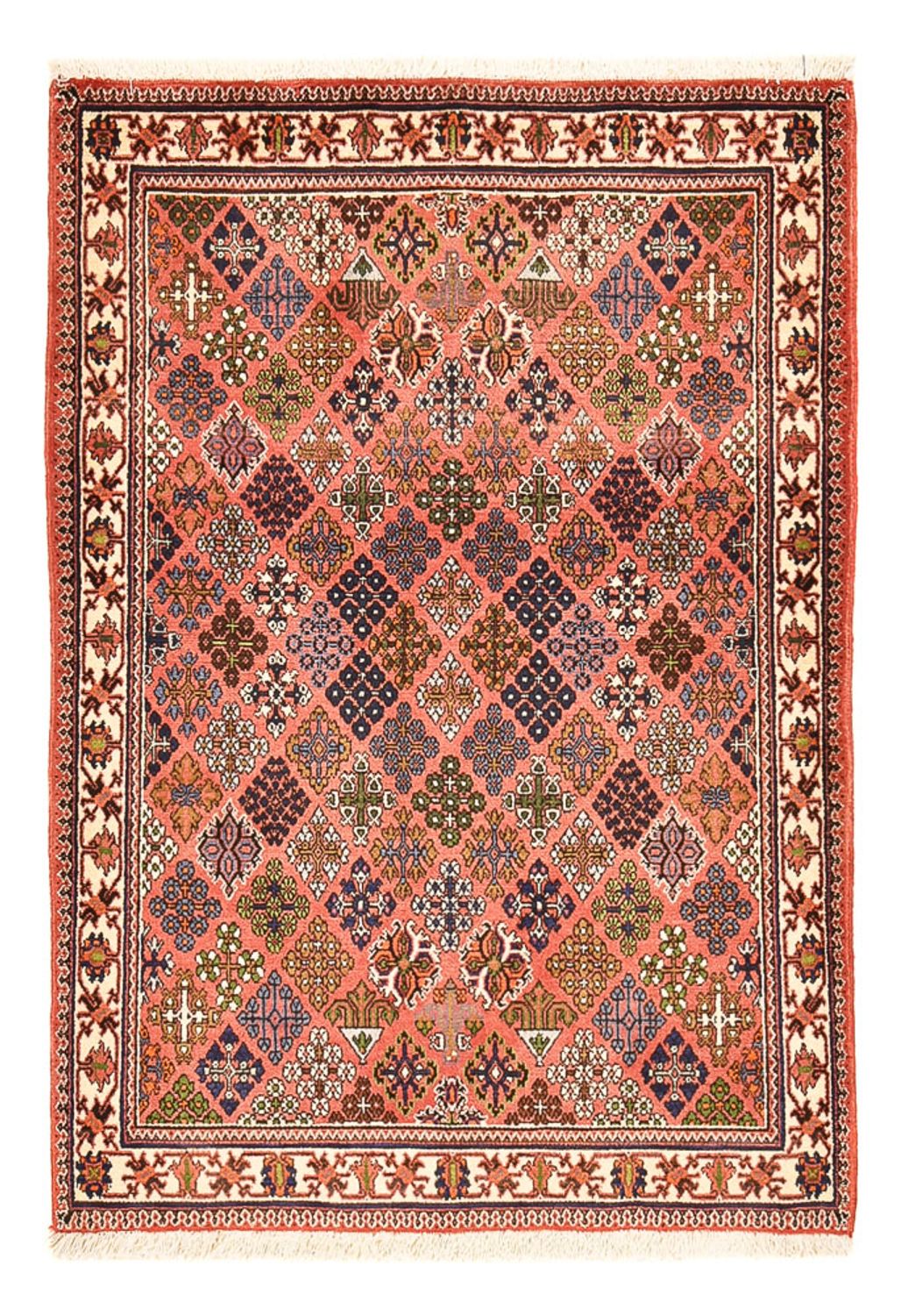 Alfombra persa - Nómada - 158 x 110 cm - rojo claro