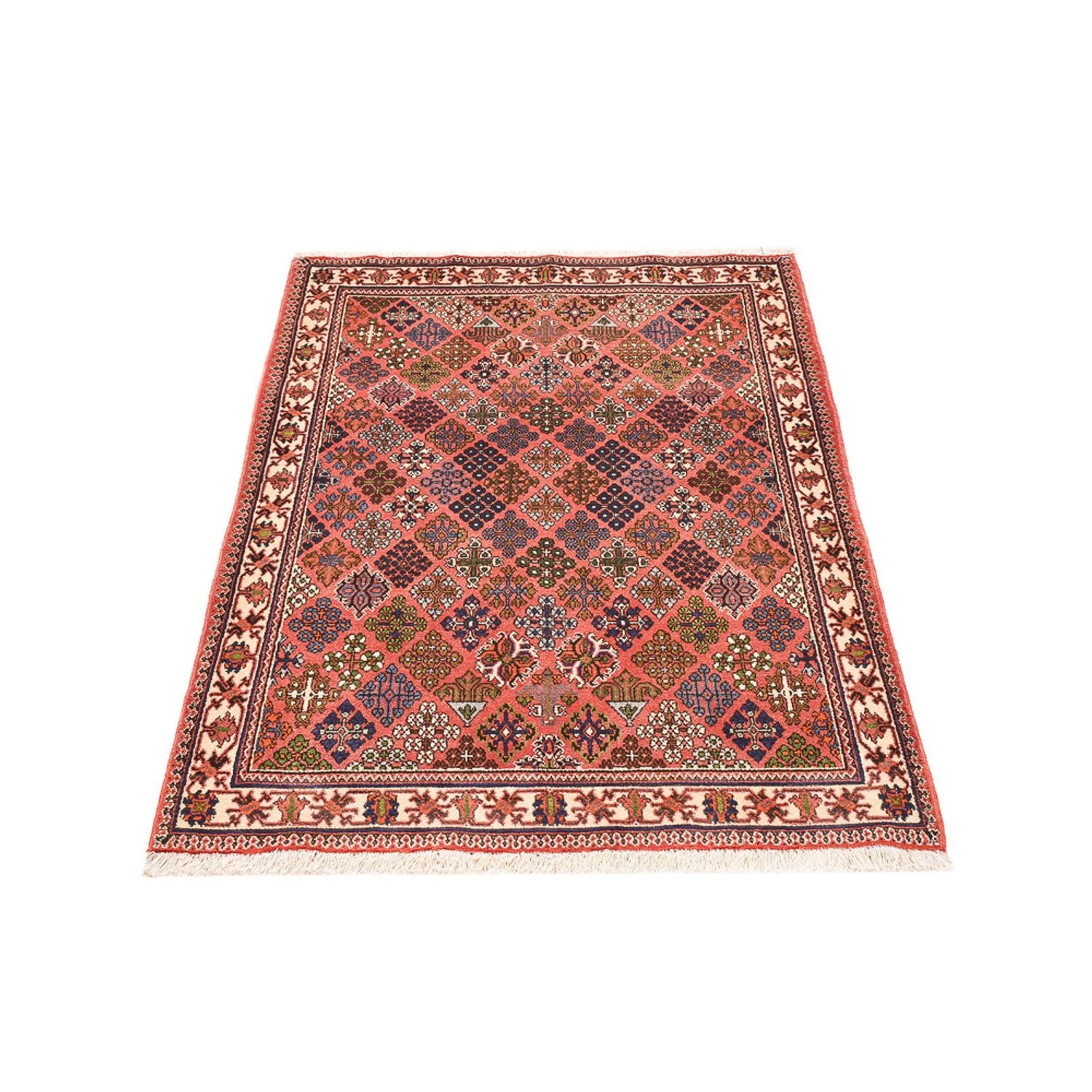Alfombra persa - Nómada - 158 x 110 cm - rojo claro