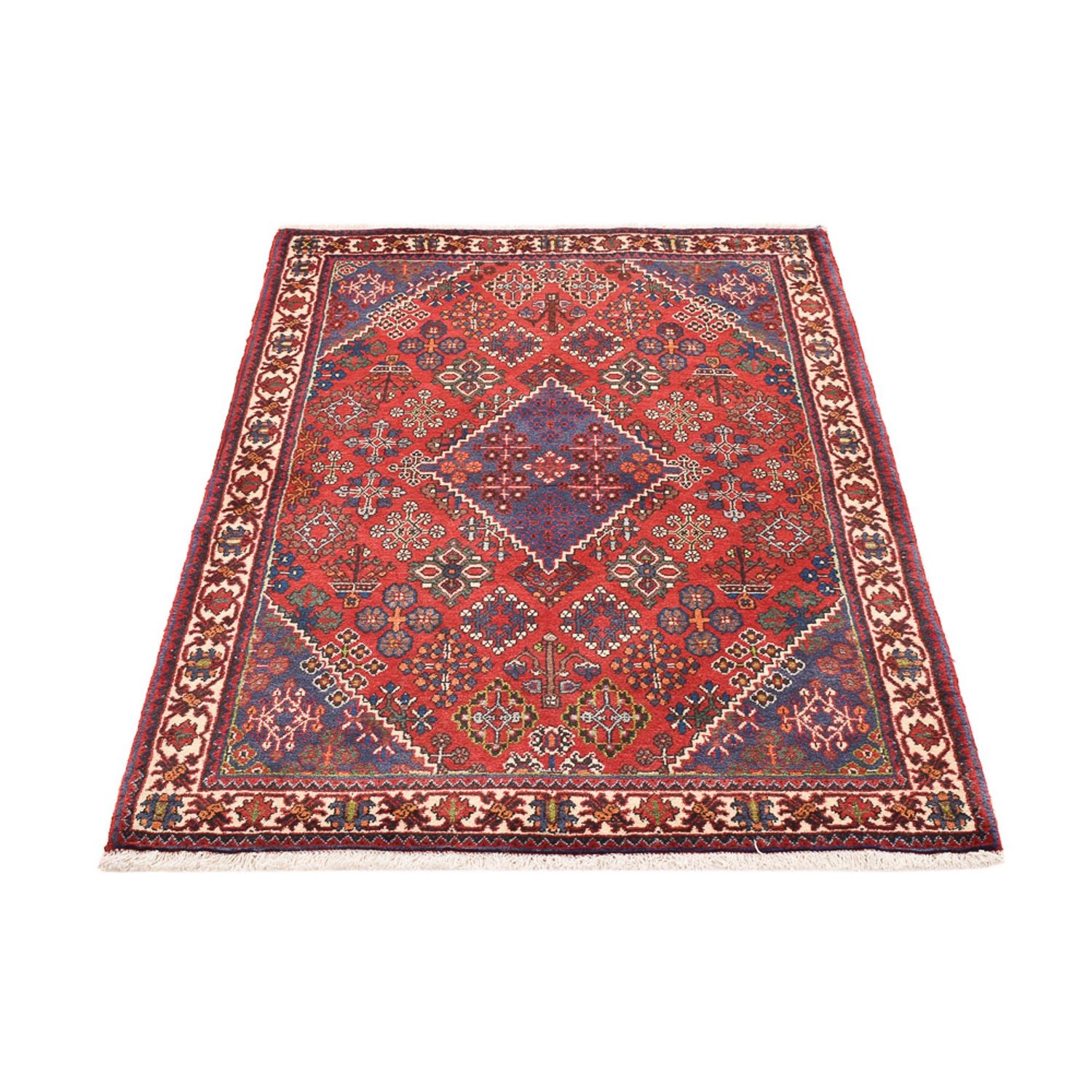 Alfombra persa - Nómada - 160 x 111 cm - rojo claro
