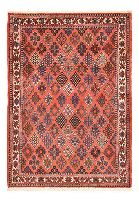Alfombra Gabbeh - Persa Kashkuli - 155 x 114 cm - rojo claro