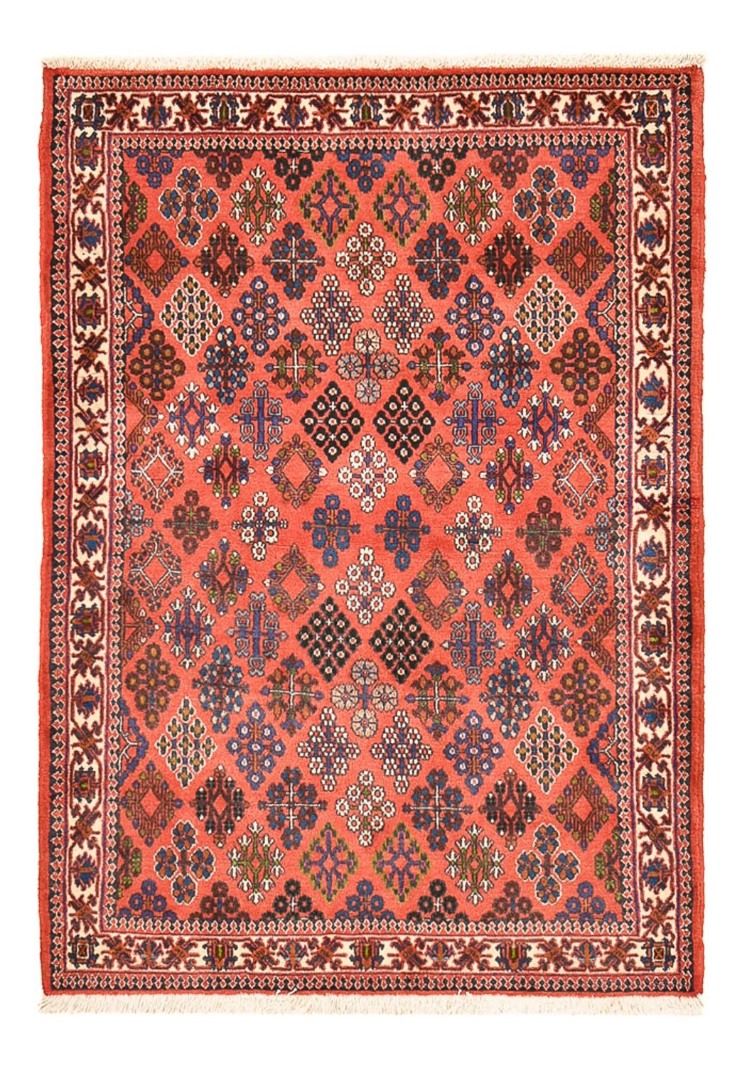 Alfombra Gabbeh - Persa Kashkuli - 155 x 114 cm - rojo claro
