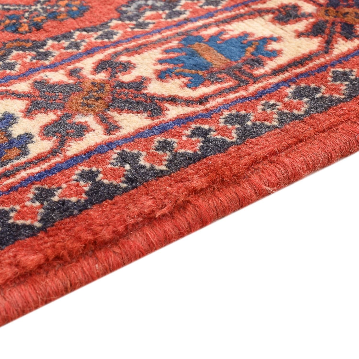 Alfombra Gabbeh - Persa Kashkuli - 155 x 114 cm - rojo claro