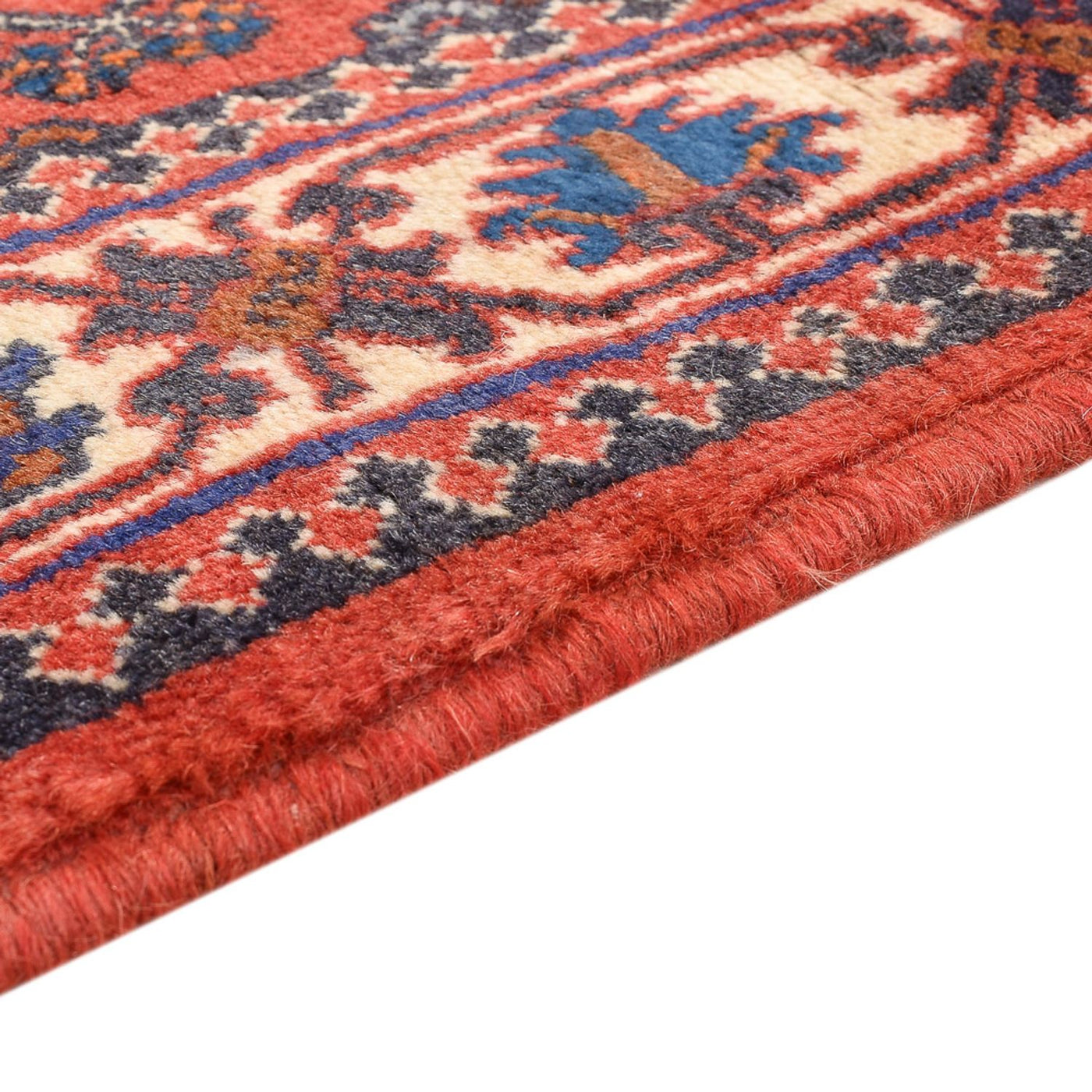 Alfombra Gabbeh - Persa Kashkuli - 155 x 114 cm - rojo claro