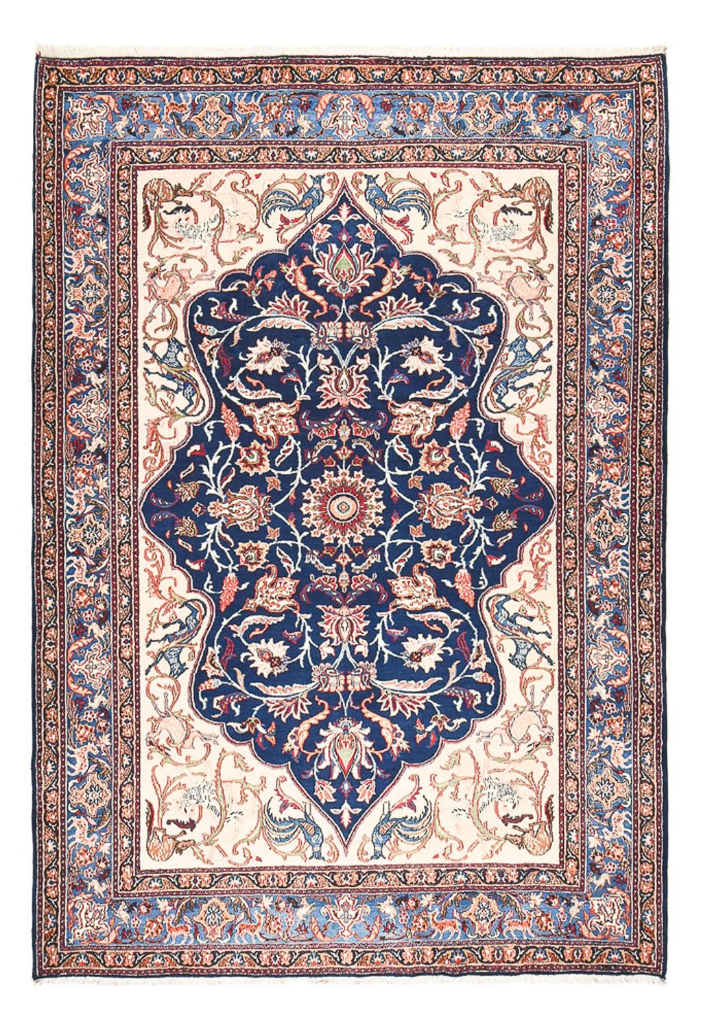 Alfombra persa - Clásica - 310 x 212 cm - azul oscuro