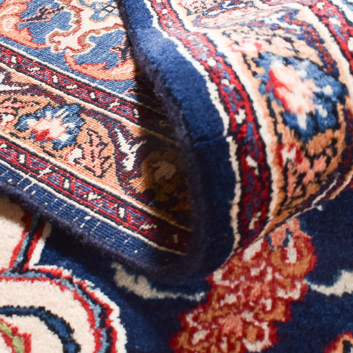 Alfombra persa - Clásica - 310 x 212 cm - azul oscuro