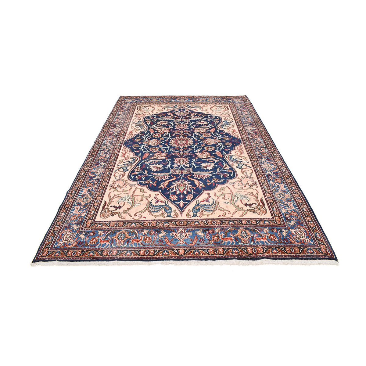 Alfombra persa - Clásica - 310 x 212 cm - azul oscuro