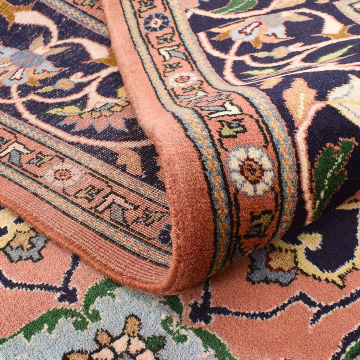 Alfombra persa - Nómada - 305 x 204 cm - verde oliva