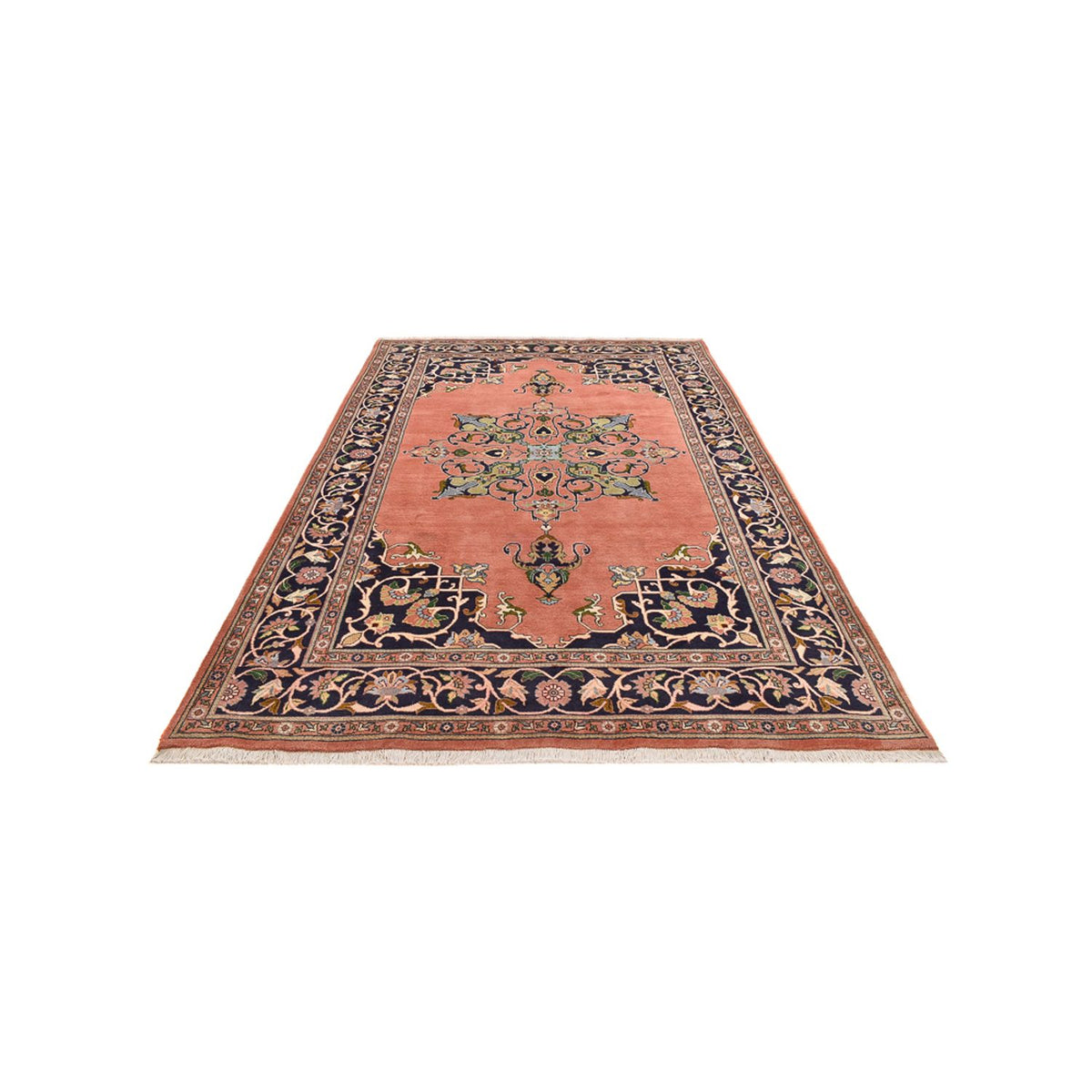 Alfombra persa - Nómada - 305 x 204 cm - verde oliva