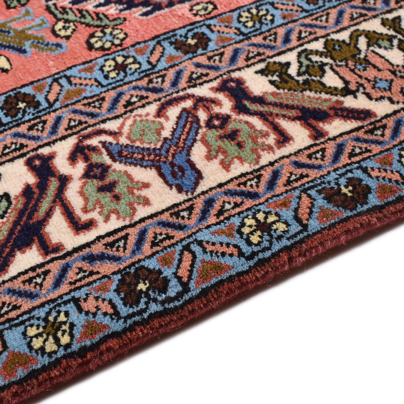 Alfombra persa - Nómada - 203 x 140 cm - salmón