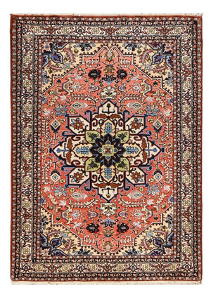 Alfombra persa - Nómada - 198 x 142 cm - salmón
