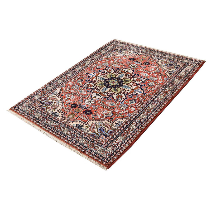 Alfombra persa - Nómada - 198 x 142 cm - salmón