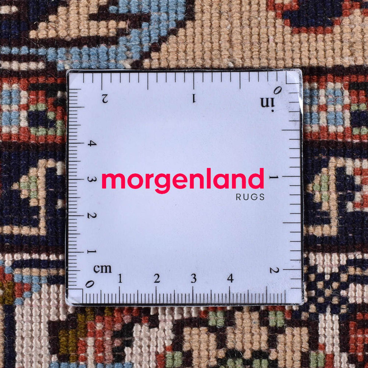 Alfombra persa - Nómada - 198 x 142 cm - salmón