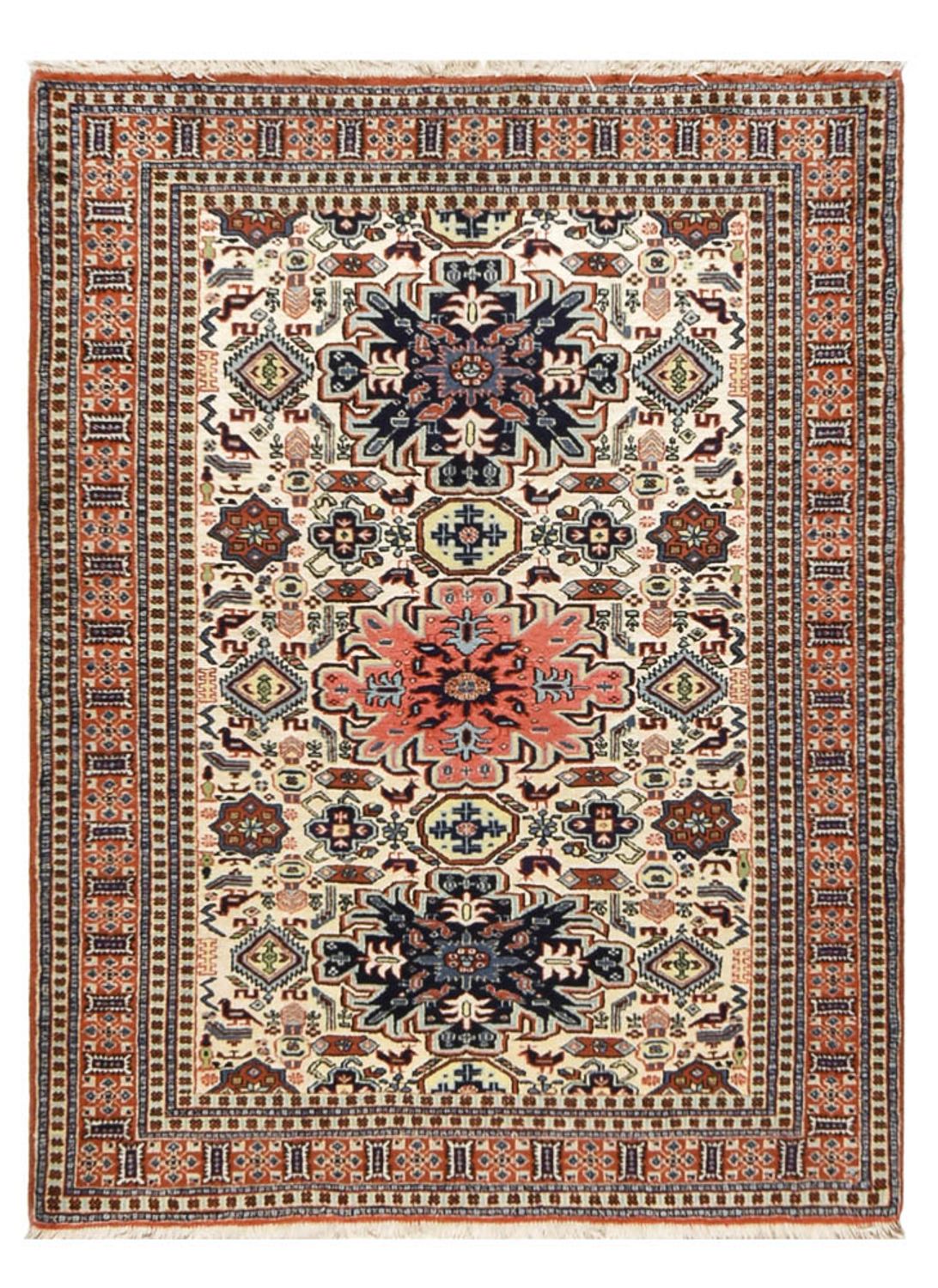 Alfombra persa - Nómada - 183 x 140 cm - arena