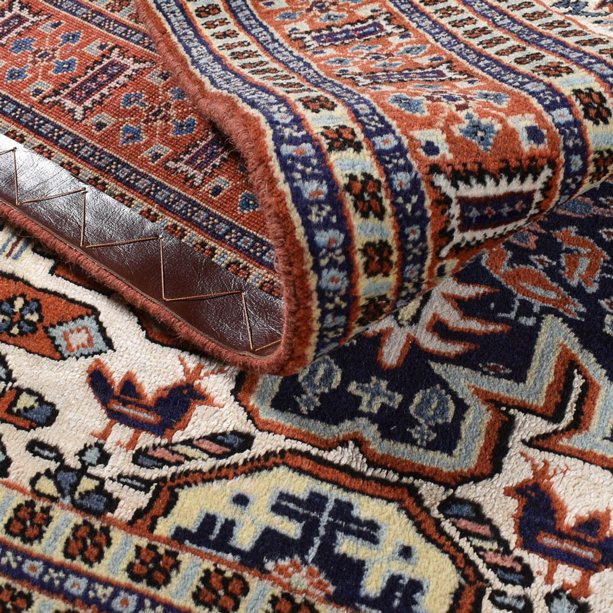 Alfombra persa - Nómada - 183 x 140 cm - arena