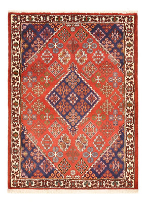Alfombra persa - Nómada - 156 x 110 cm - rojo claro