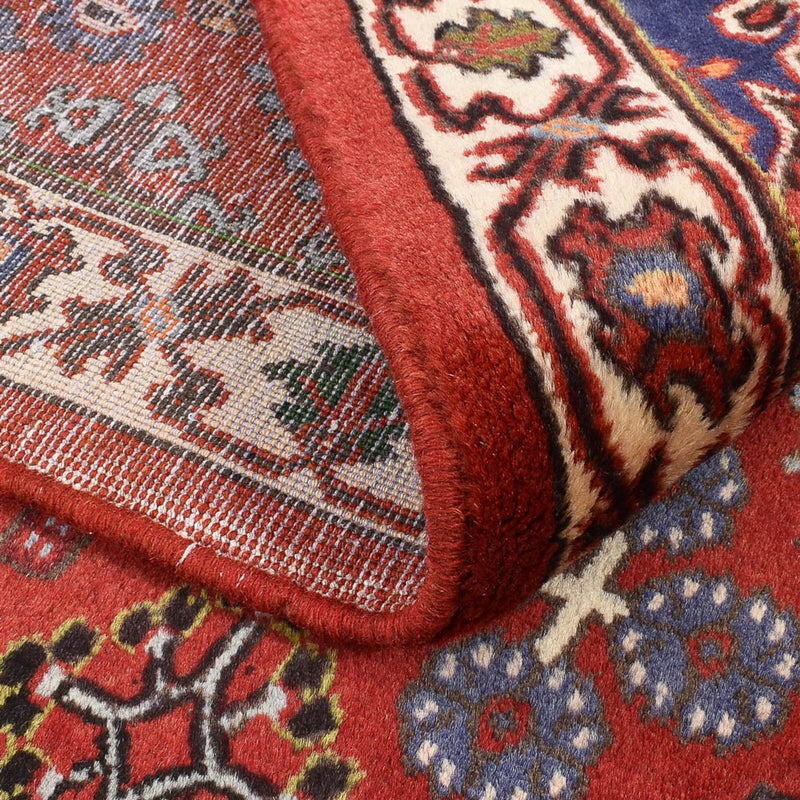 Alfombra persa - Nómada - 156 x 110 cm - rojo claro