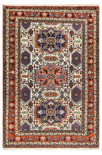 Alfombra persa - Nómada - 194 x 133 cm - multicolor