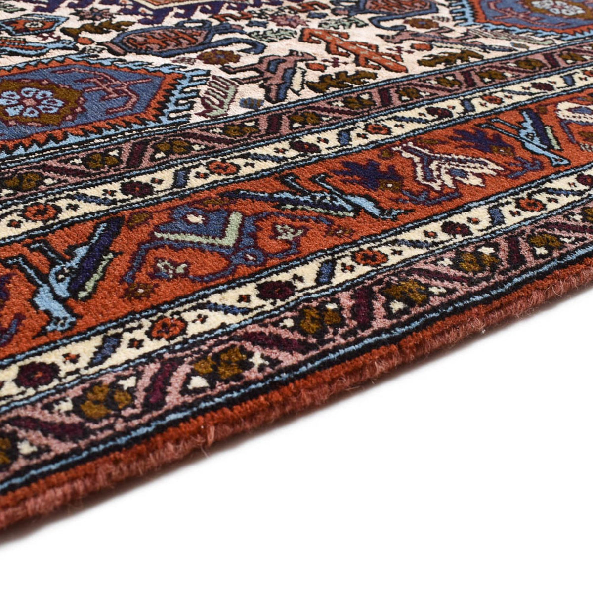 Alfombra persa - Nómada - 194 x 133 cm - multicolor