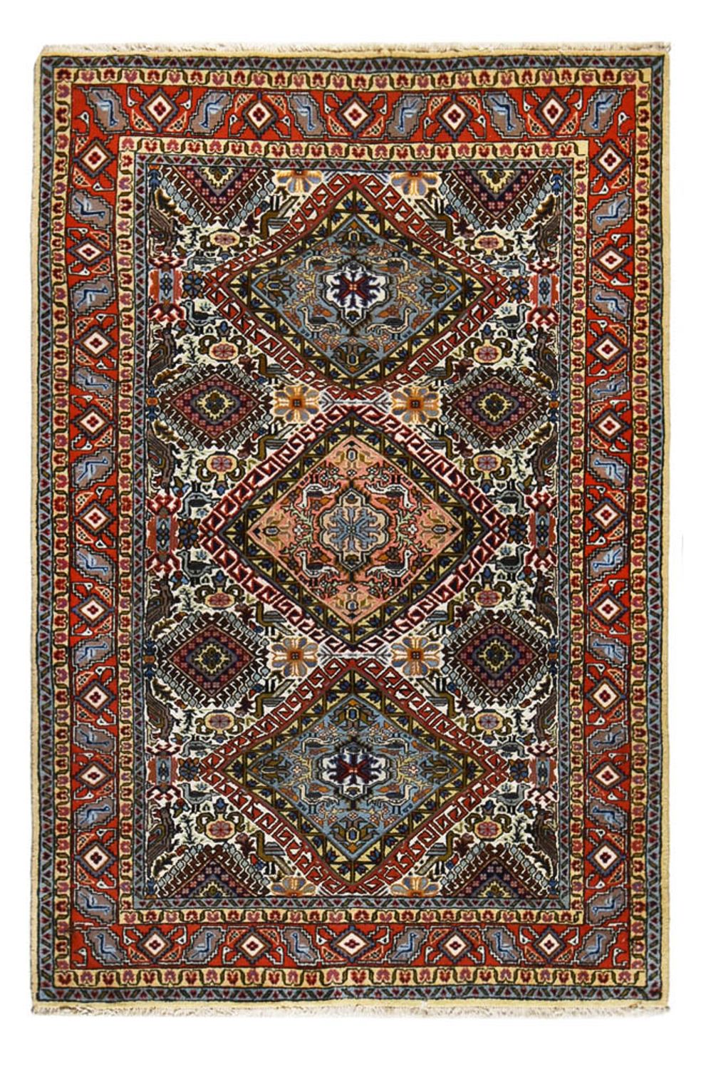 Alfombra persa - Nómada - 200 x 135 cm - multicolor