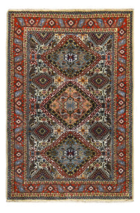 Alfombra persa - Nómada - 200 x 135 cm - multicolor