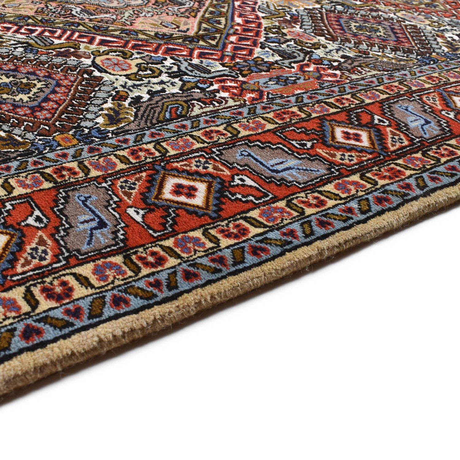 Alfombra persa - Nómada - 200 x 135 cm - multicolor