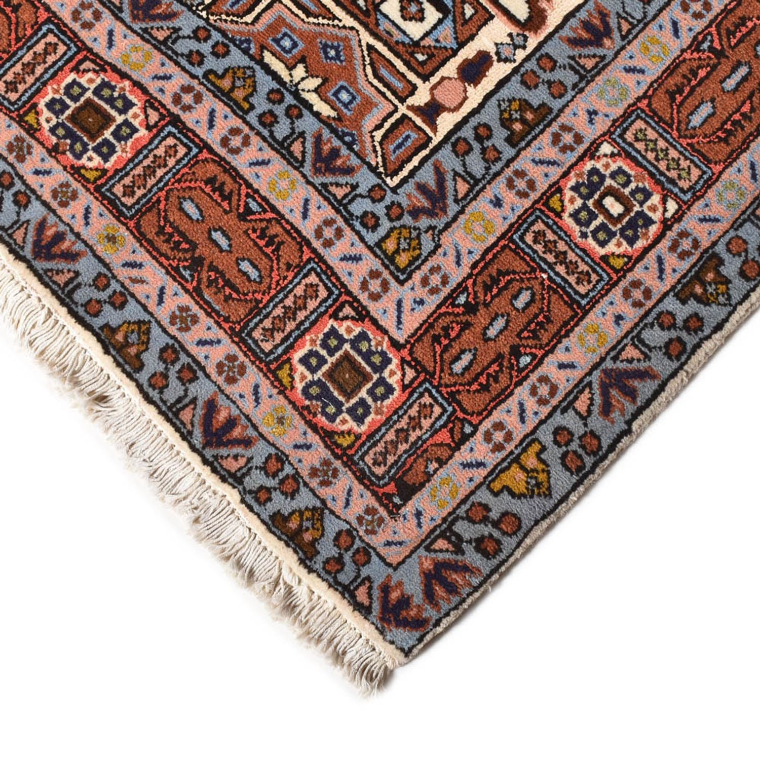 Alfombra persa - Nómada - 206 x 142 cm - multicolor