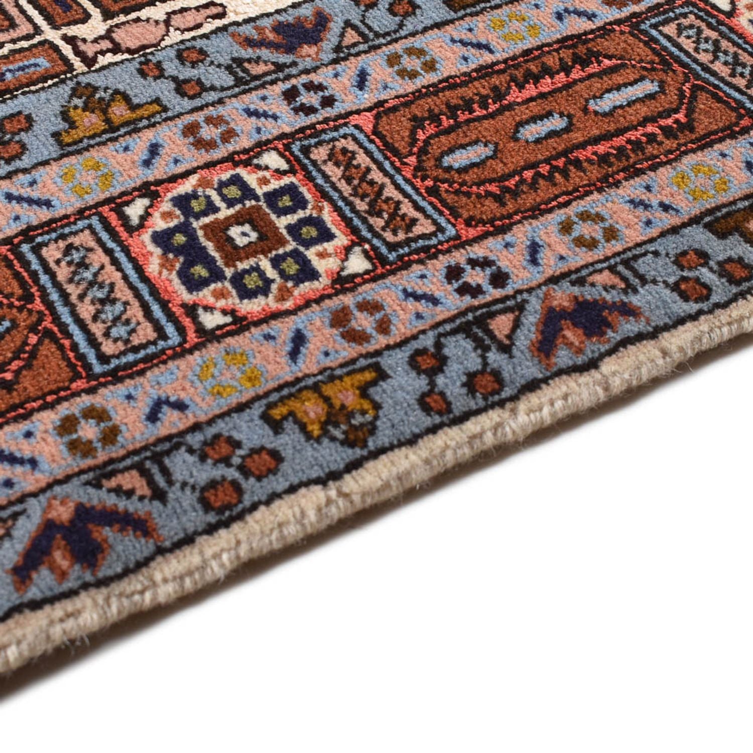 Alfombra persa - Nómada - 206 x 142 cm - multicolor