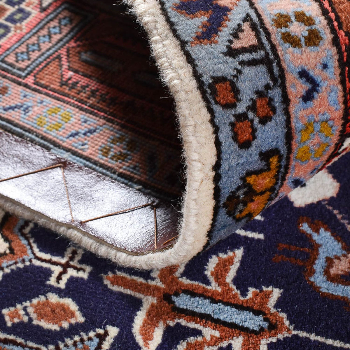 Alfombra persa - Nómada - 206 x 142 cm - multicolor